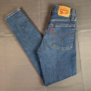Levi’s Wedgie Skinny Jeans Vintage-Inspired High Rise Size 23 Slim Fit Denim